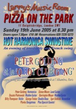 Cafe Django Poster_Pizza on te park