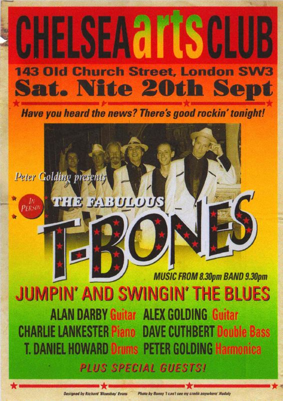 Chelsea Arts Club - T-Bones 