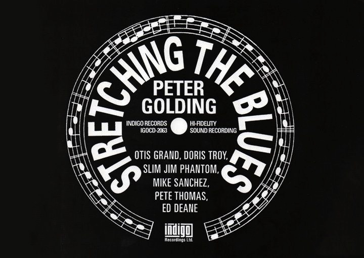Peter Golding Stretching the Blues logo